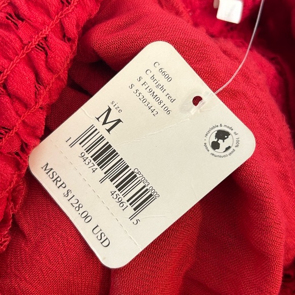 NWT Free People Adella Red Maxi Slip Dress - Picture 6 of 10